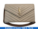 Ysl Small White Beige / Tan Purse / Handbag