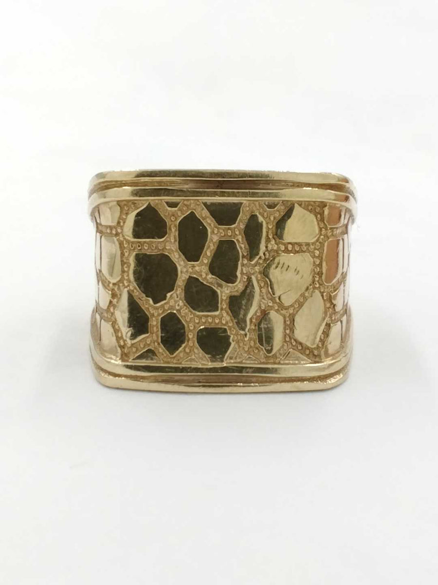 Men's Ring - Yellow Gold 10k (.417) 7 grams Size 9