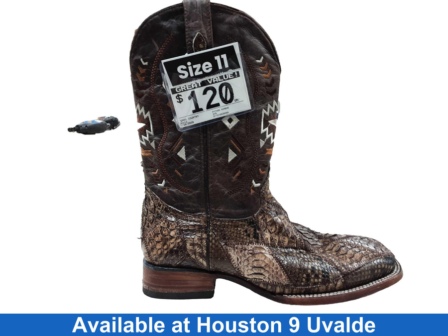 Texas Country Python Rombos Brown