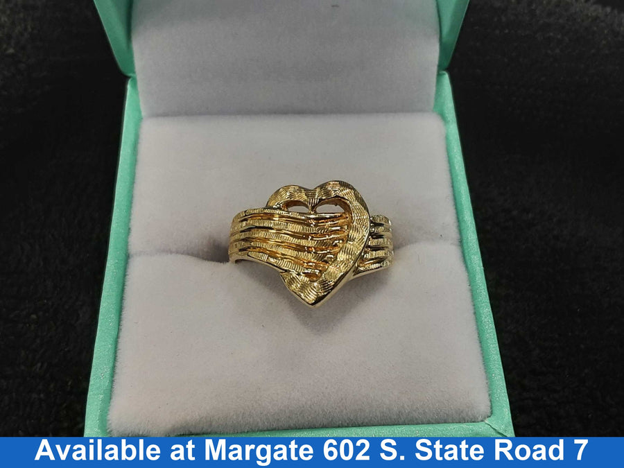 Women's Ring - Yellow Gold 10k (.417) 3.3 grams Size 7