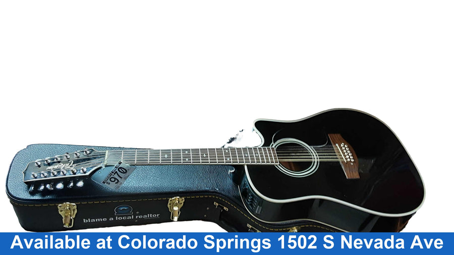 Takamine Et3810 Black Guitar