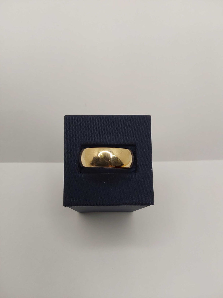Ring - Wedding Band - Yellow Gold 18k (.750) 15.61 grams Size 11