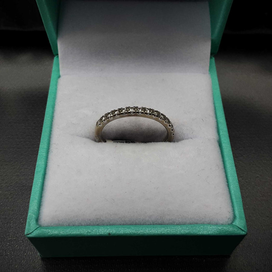 Women's Ring - Anniversary - White Gold 14k (.585) 1.6 grams Size 5
