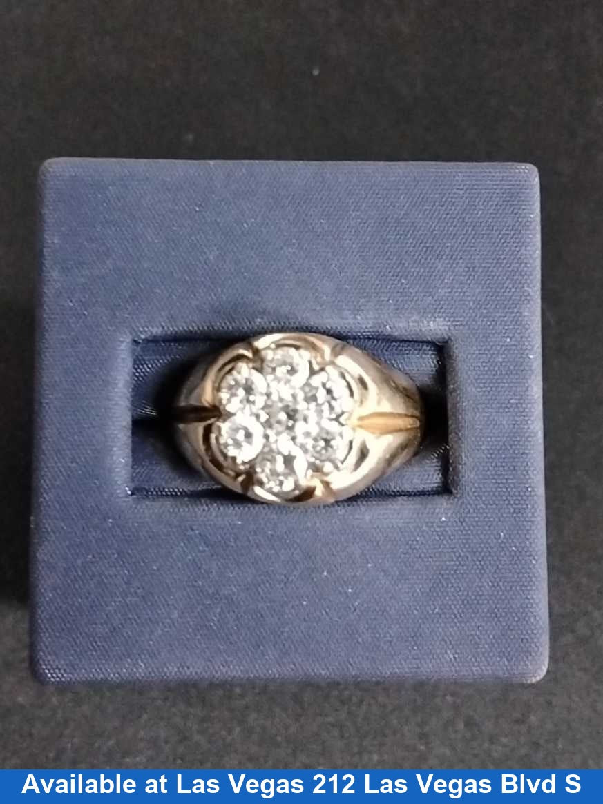 Men's Ring - Yellow Gold 14k (.585) 5.8 grams Size 7