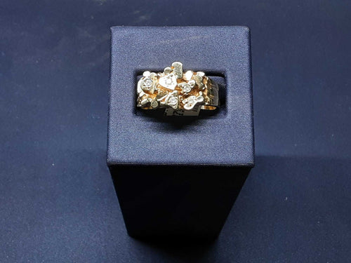 Men's Ring - Yellow Gold 14k (.585) 8.8 grams Size 12