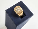 Men's Diamond Ring - Yellow Gold 10k Size 7