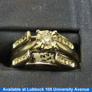 Ring - Engagement Set - White Gold 14k (.585) 6.2 grams Size 6