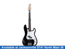 Black Electric Bass Guitar