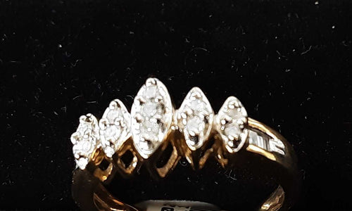 Women's Ring - Yellow Gold 10k (.417) 3.2 grams Size 8