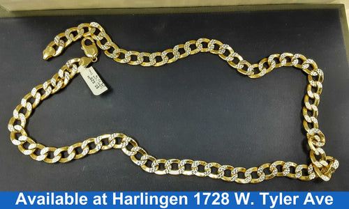 Cuban Link Chain - Yellow Gold 10k (.417) 53.7 grams 24 inch