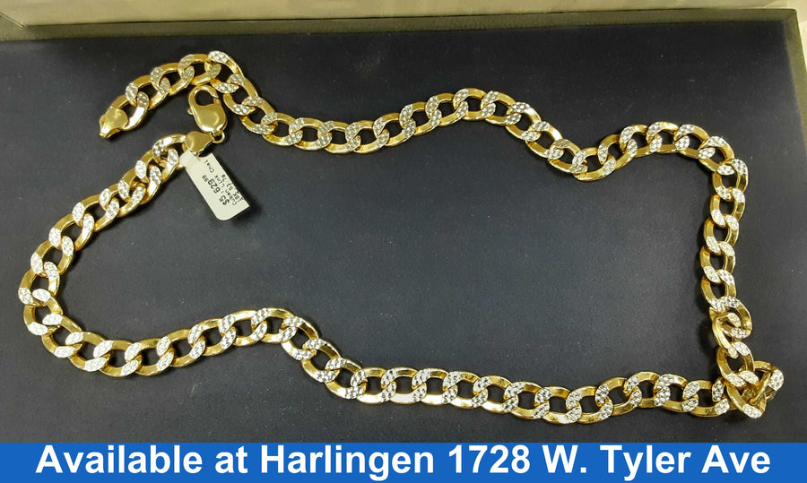 Cuban Link Chain - Yellow Gold 10k (.417) 53.7 grams 24 inch