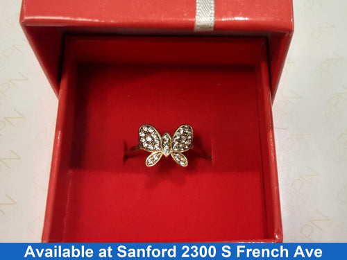 Women's Ring - Yellow Gold 10k (.417) 1.3 grams Size 6.5