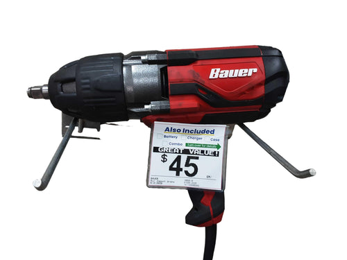 Bauer 1882e-b Red Standard Power Wrench