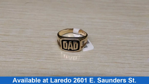 Men's Ring - Yellow Gold 10k (.417) 5.5 grams Size 8.5