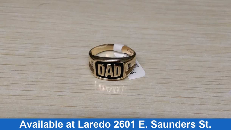 Men's Ring - Yellow Gold 10k (.417) 5.5 grams Size 8.5