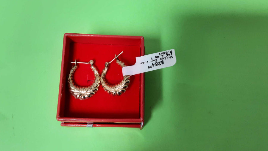 Shrimp Earrings - Yellow Gold 14k (.585) 2 grams