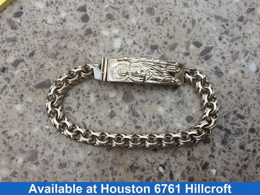 ID Bracelet - Yellow Gold 10k (.417) 19.06 grams 8 inch