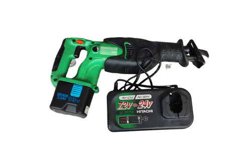 Hitachi Cr18dv Green Cordless Reciprocating Saw