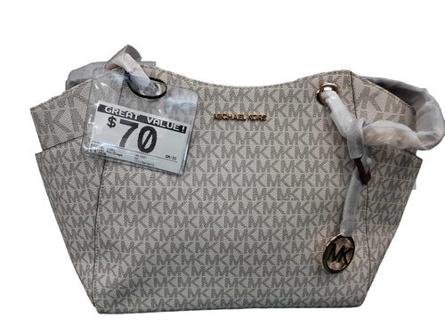 Michael Kors Oa-2401 Beige / Tan Purse / Handbag