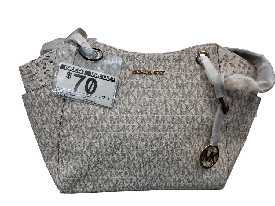Michael Kors Oa-2401 Beige / Tan Purse / Handbag