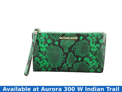 Michael Kors Av-1812 Green Purse / Handbag