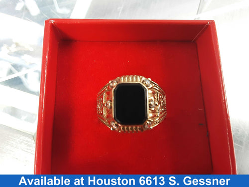 Men's Ring - Yellow Gold 10k (.417) 2.9 grams Size 9