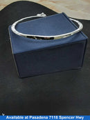 Bangle Bracelet - Silver 8.1 grams 6 inch