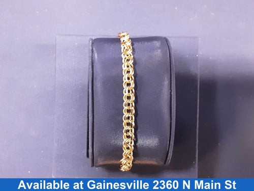 Cable Bracelet - Yellow Gold 14k (.585) 10.4 grams 7 inch