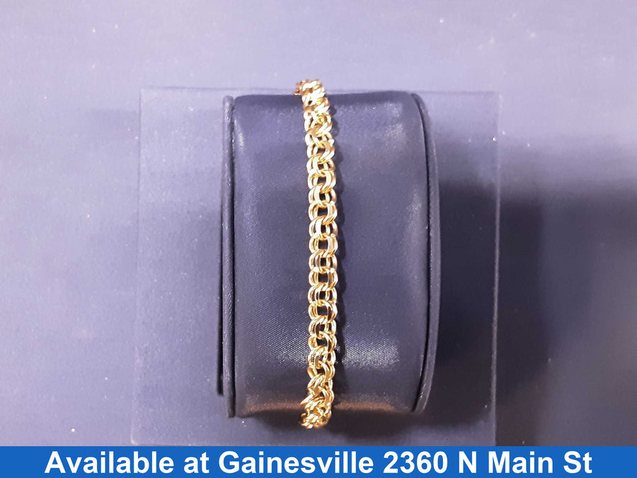 Cable Bracelet - Yellow Gold 14k (.585) 10.4 grams 7 inch