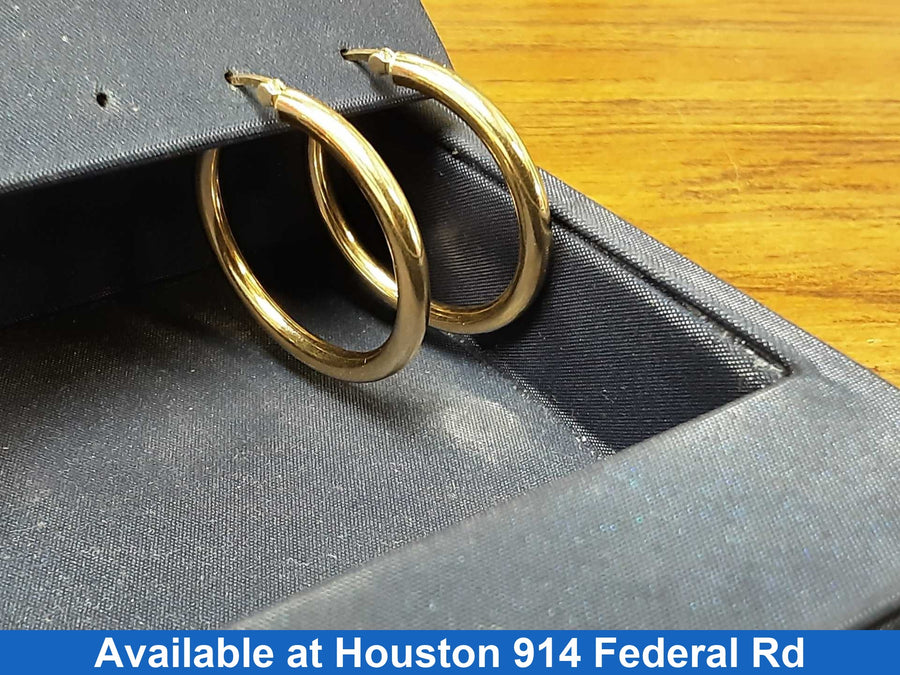 Bangle Earrings - Yellow Gold 10k (.417) 1.7 grams