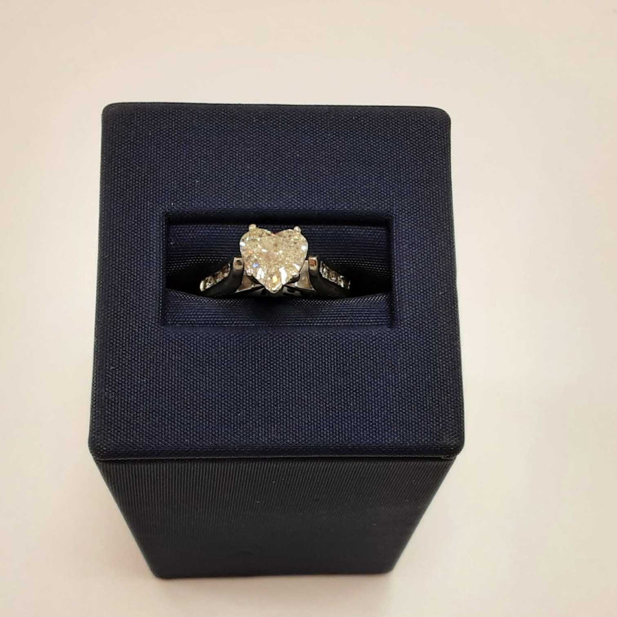 Ring - Wedding Set - White Gold 14k (.585) 4.6 grams Size 10