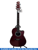 Ovation Celebrity Ck 057 Red Acoustic / Electric Classic Guitar