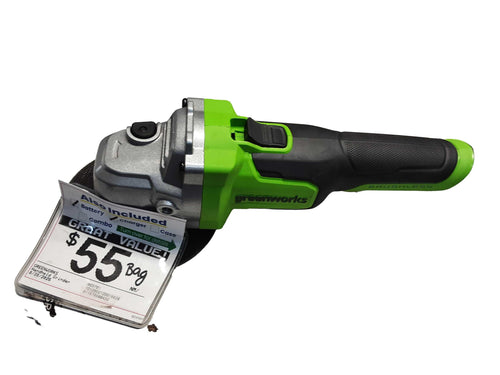 Greenworks Ag370 Green Cordless Grinder