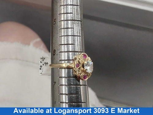 Women's Ring - Yellow Gold 10k (.417) 2 Grams Size 6.5