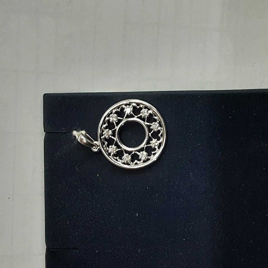 Coin Pendant - White Gold 14k (.585) 2.3 grams
