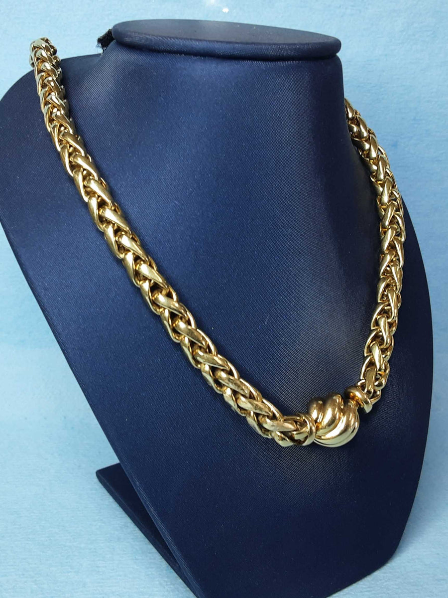 Fox Tail Chain - Yellow Gold 18k (.750) 51.4 grams 18 inch