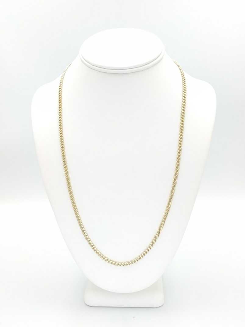 Cuban Link Chain - Yellow Gold 14k (.585) 8.8 grams 24 inch