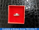 Women's Ring - White Gold 14k (.585) 5 grams Size 20