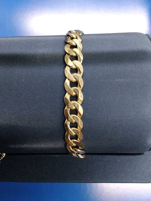 Cuban Link Bracelet - Yellow Gold 14k (.585) 21.1 grams 15 inch