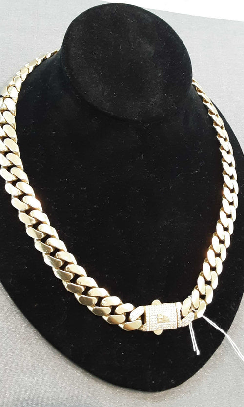 Cuban Link Chain - Yellow Gold 14k (.585) 51.8 grams 20 inch