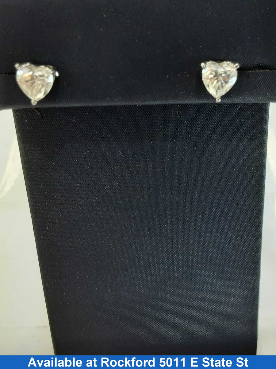 Double Stud Earring - Silver 1.4 grams