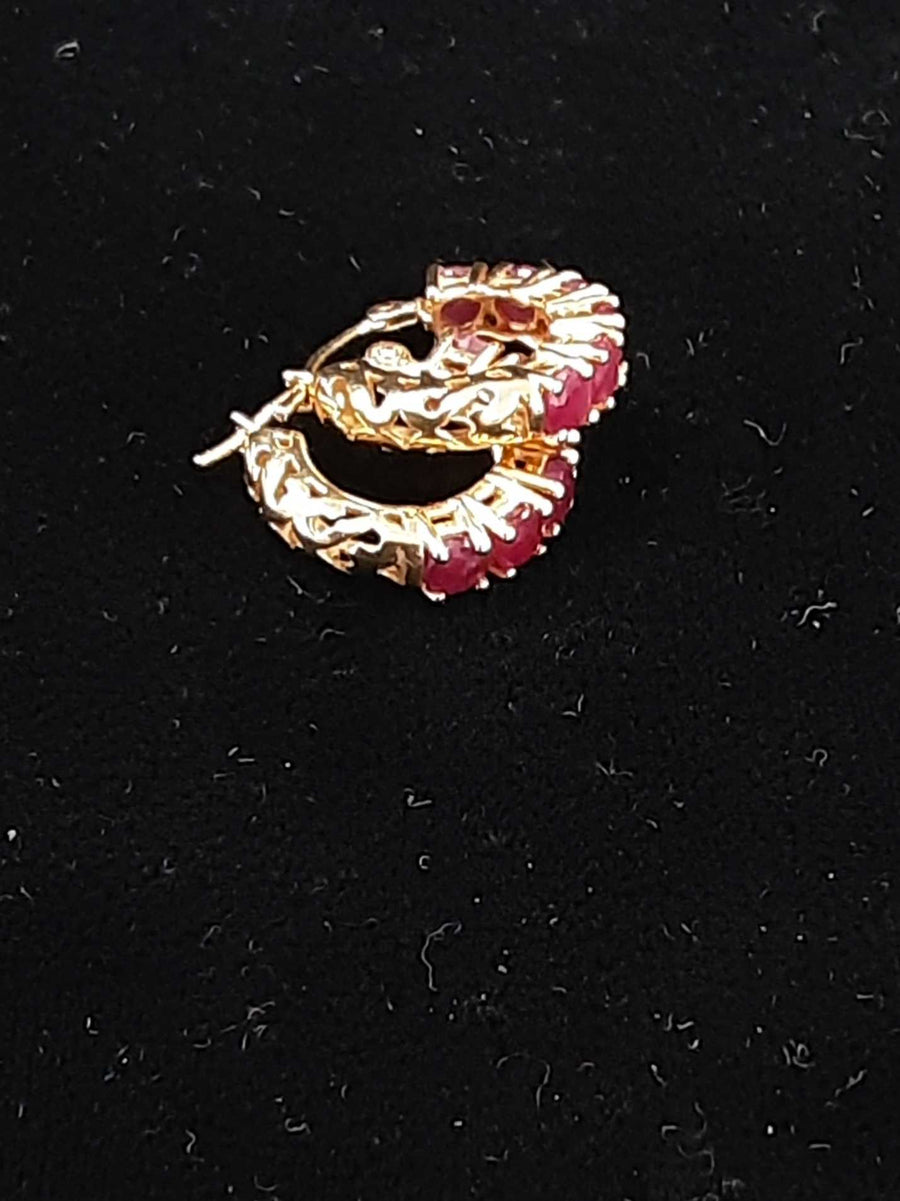 Hoop Earrings - Yellow Gold 14k (.585) 2.5 grams