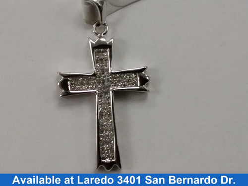 Religious Pendant - White Gold 14k (.585) 3.2 grams