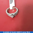 Women's Ring - White Gold 14k (.585) 6.1 grams Size 7.5
