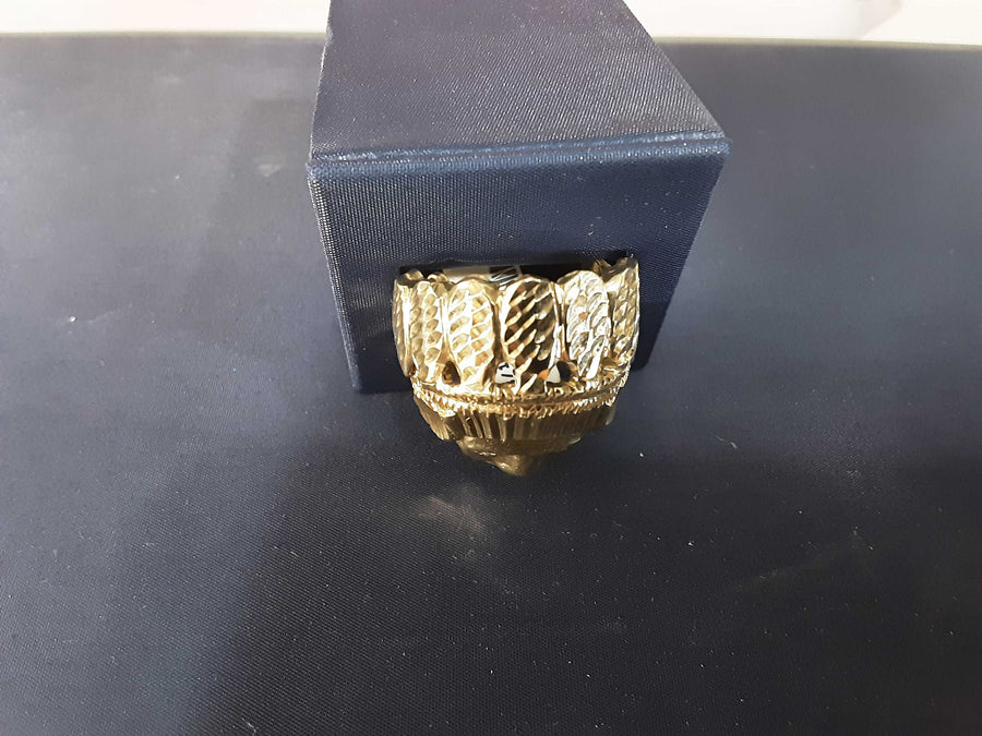 Men's Ring - Yellow Gold 10k (.417) 14.5 grams Size 13