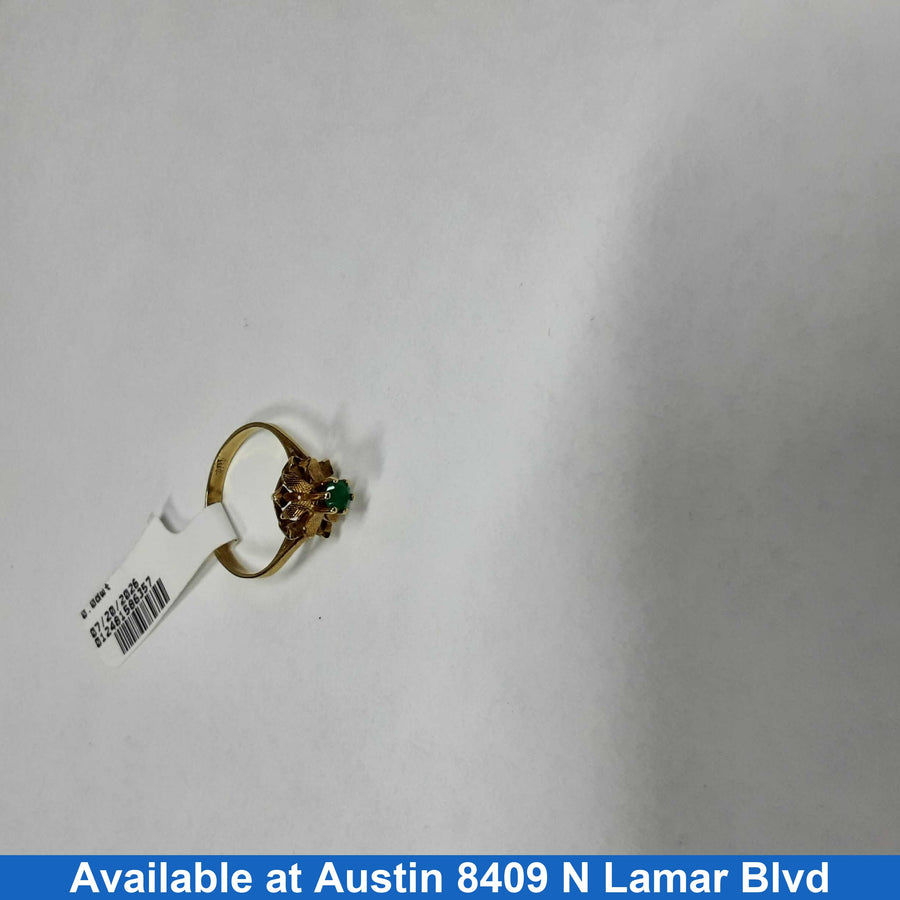 Women's Ring - Yellow Gold 18k (.750) 1.6 grams Size 8.5