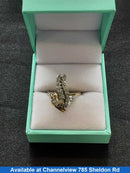Women's Ring - Yellow Gold 14k (.585) 5.2 grams Size 7.5