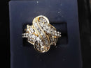 Women's Ring - Yellow Gold 14k (.585) 6.4 grams Size 8