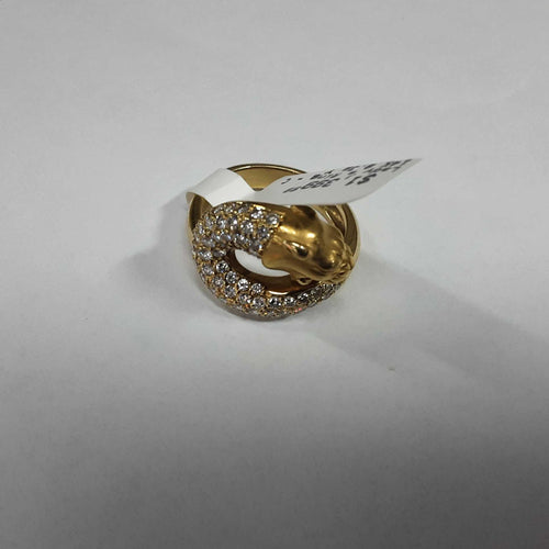 Women's Ring - Yellow Gold 14k (.585) 8.3 grams Size 20
