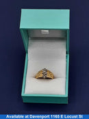 Women's Ring - Yellow Gold 14k (.585) 2.8 grams Size 4